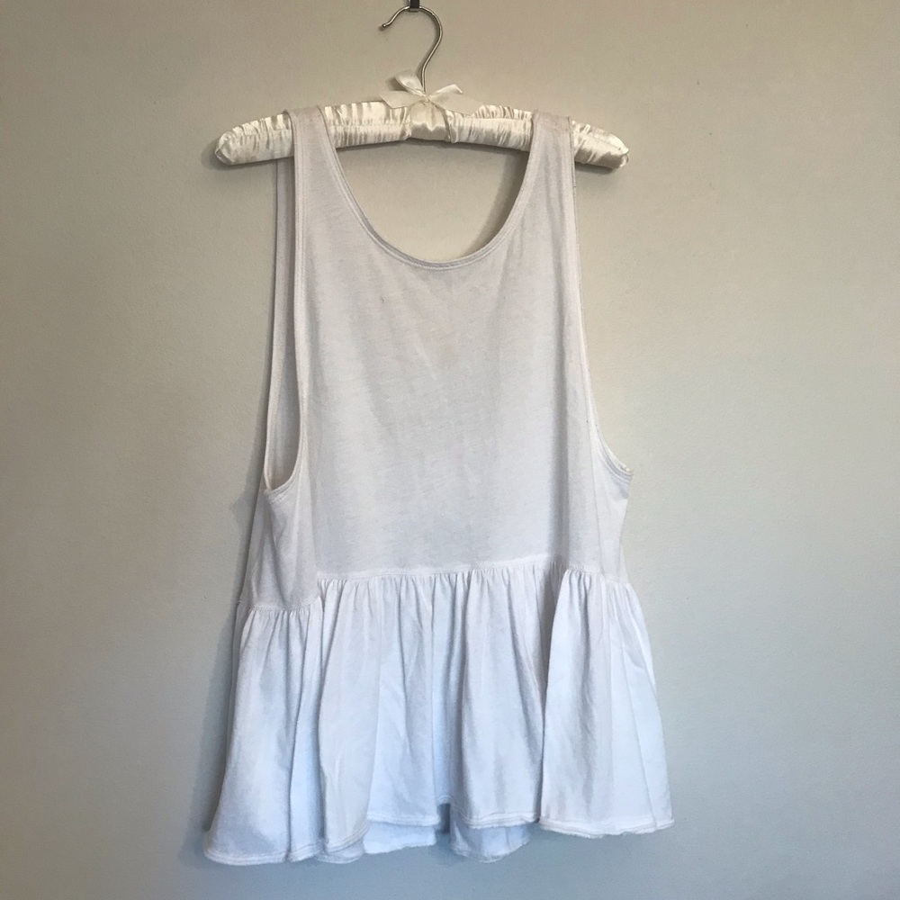 Free People White Tank Top